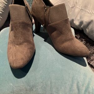 Brown Suede Ankle Boots